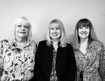 Marion (L), Hayley (M) and Vivian (R) of the Family Department